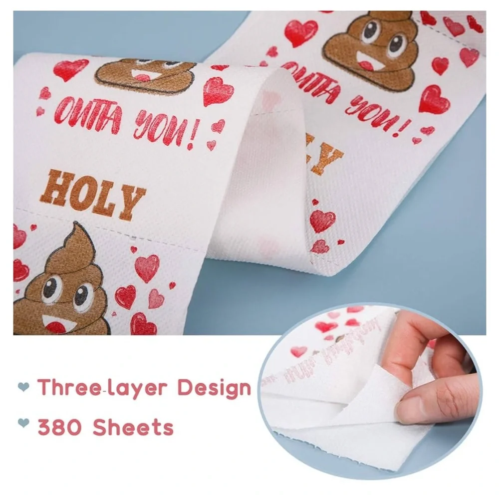 Funny 40th Birthday Toilet Paper - White and Red - Gag Gift Prank